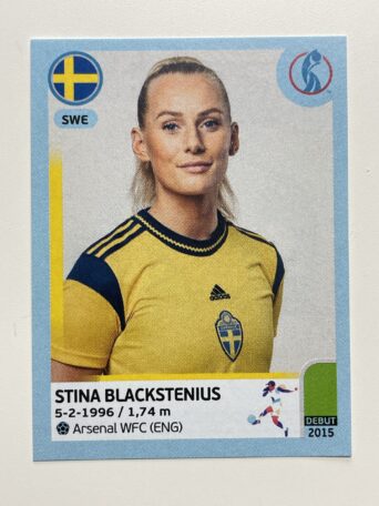 Stina Blackstenius Sweden Base Panini Womens Euro 2022 Stickers Collection