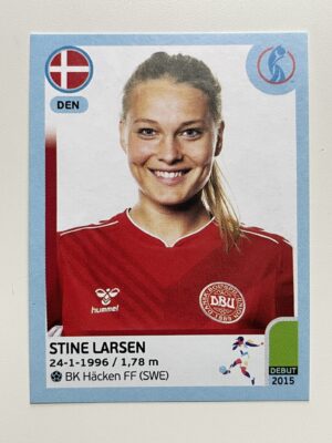 Stine Larsen Denmark Base Panini Womens Euro 2022 Stickers Collection