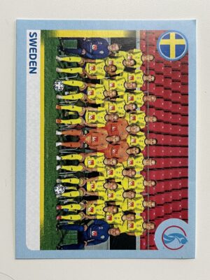 Sweden Team Photo Panini Womens Euro 2022 Stickers Collection