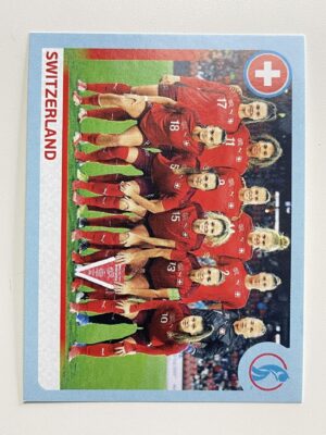 Switzerland Team Photo Panini Womens Euro 2022 Stickers Collection