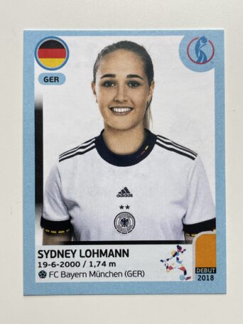 Sydney Lohmann Germany Base Panini Womens Euro 2022 Stickers Collection