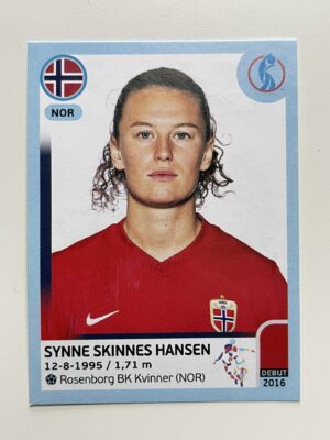 Synne Skinnes Hansen Norway Base Panini Womens Euro 2022 Stickers Collection