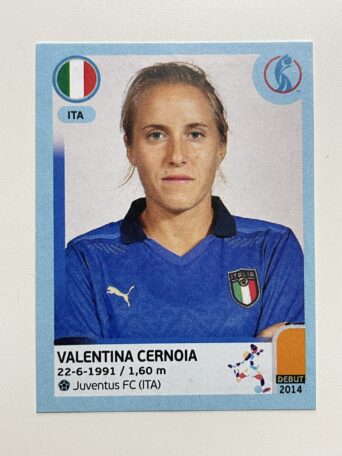Valentina Cernoia Italy Base Panini Womens Euro 2022 Stickers Collection