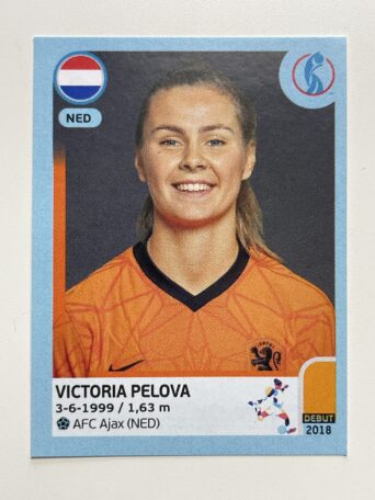Victoria Pelova Netherlands Base Panini Womens Euro 2022 Stickers Collection