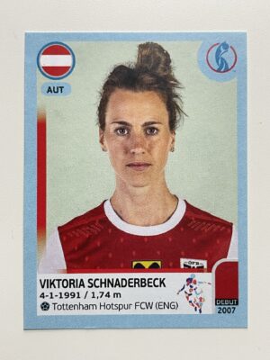 Viktoria Schnaderbeck Austria Base Panini Womens Euro 2022 Stickers Collection