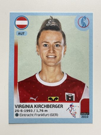 Virginia Kirchberger Austria Base Panini Womens Euro 2022 Stickers Collection
