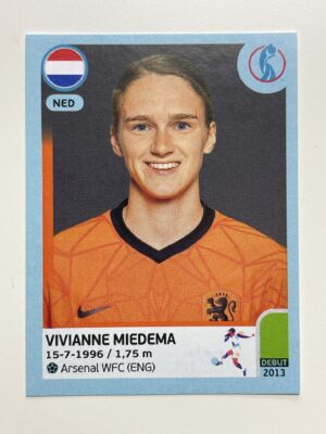 Vivianne Miedema Netherlands Base Panini Womens Euro 2022 Stickers Collection