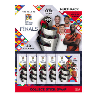 Multipack Topps Road to UEFA Nations League 2022 Sticker Collection Finals