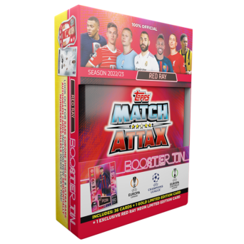 Red Ray Booster Tin Topps Match Attax 2022 2023 Champions League