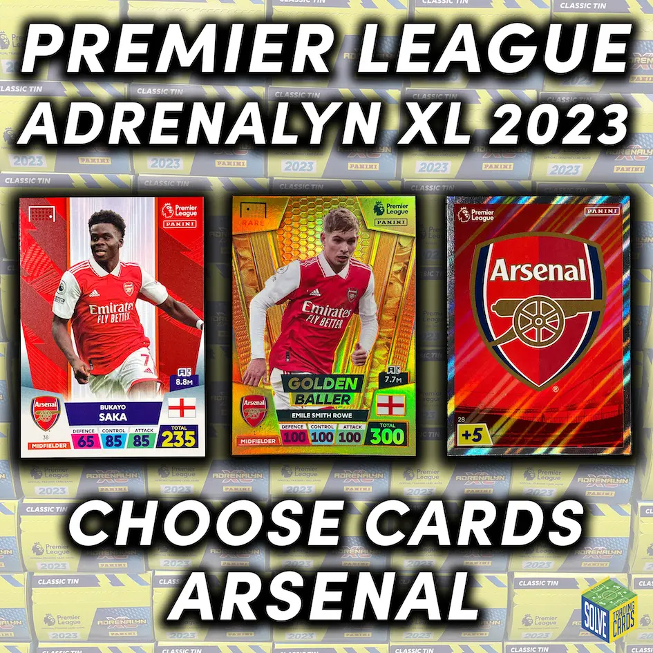 Panini Adrenalyn XL Premier League 2022 2023 Arsenal Choose Cards Base  Shiny - Solve Collectibles