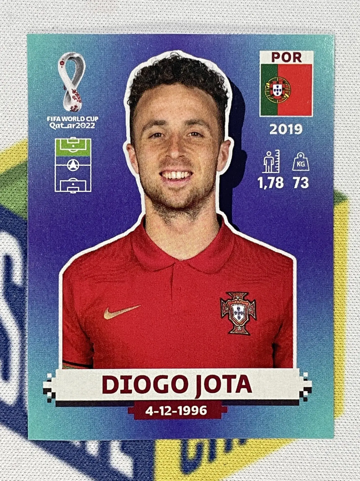 Diogo Jota - carte Adrenalyn XL Fifa World Cup Qatar 2022