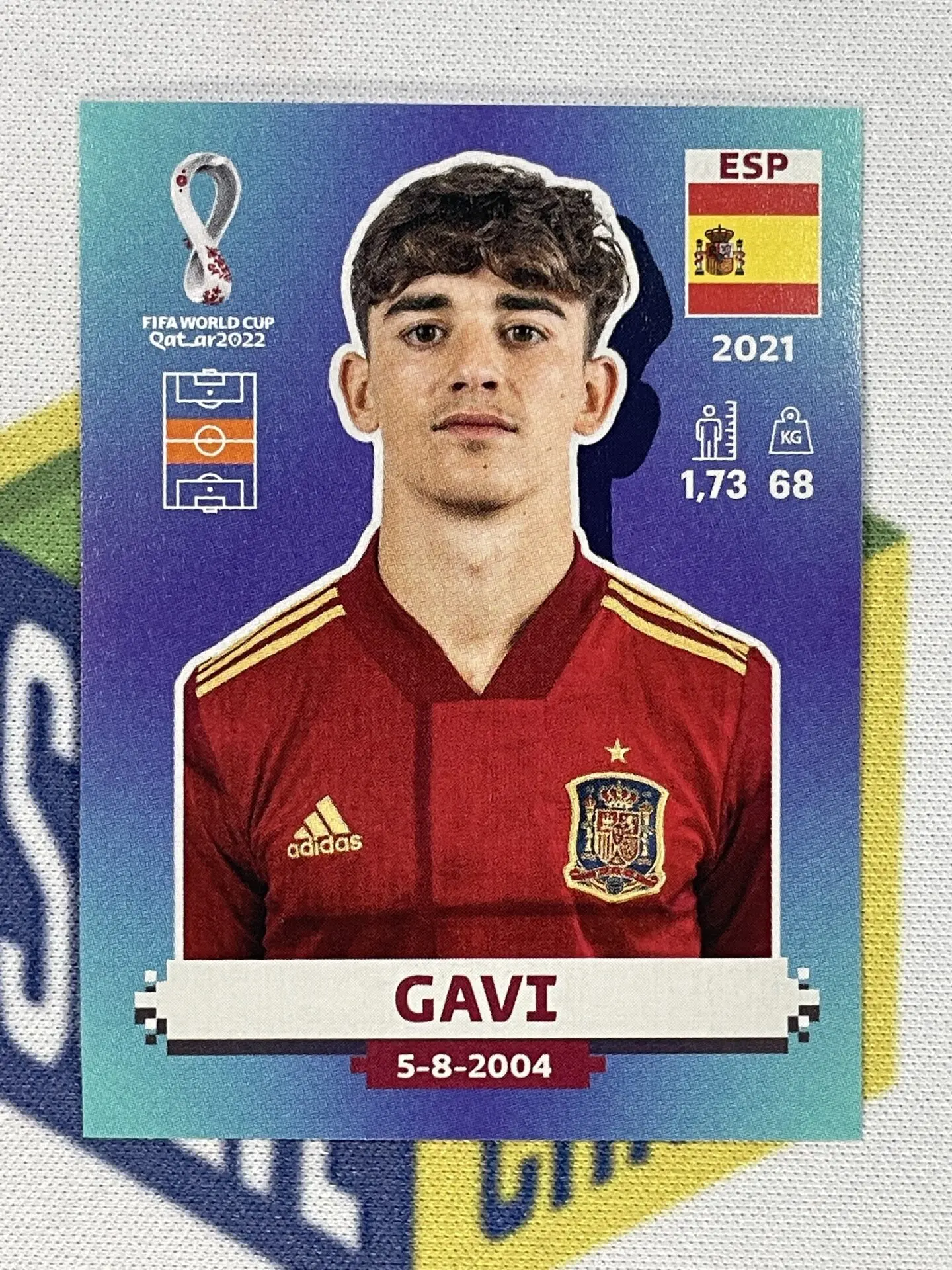 ESP10 Gavi (Spain) Panini World Cup 2022 Sticker