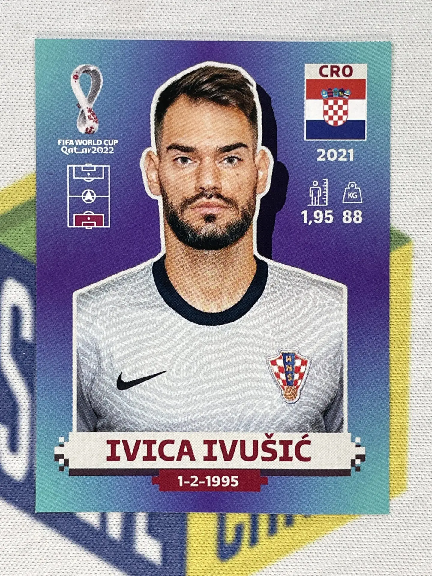 CRO4 Ivica Ivušić (Croatia) Panini World Cup 2022 Sticker - Solve  Collectibles