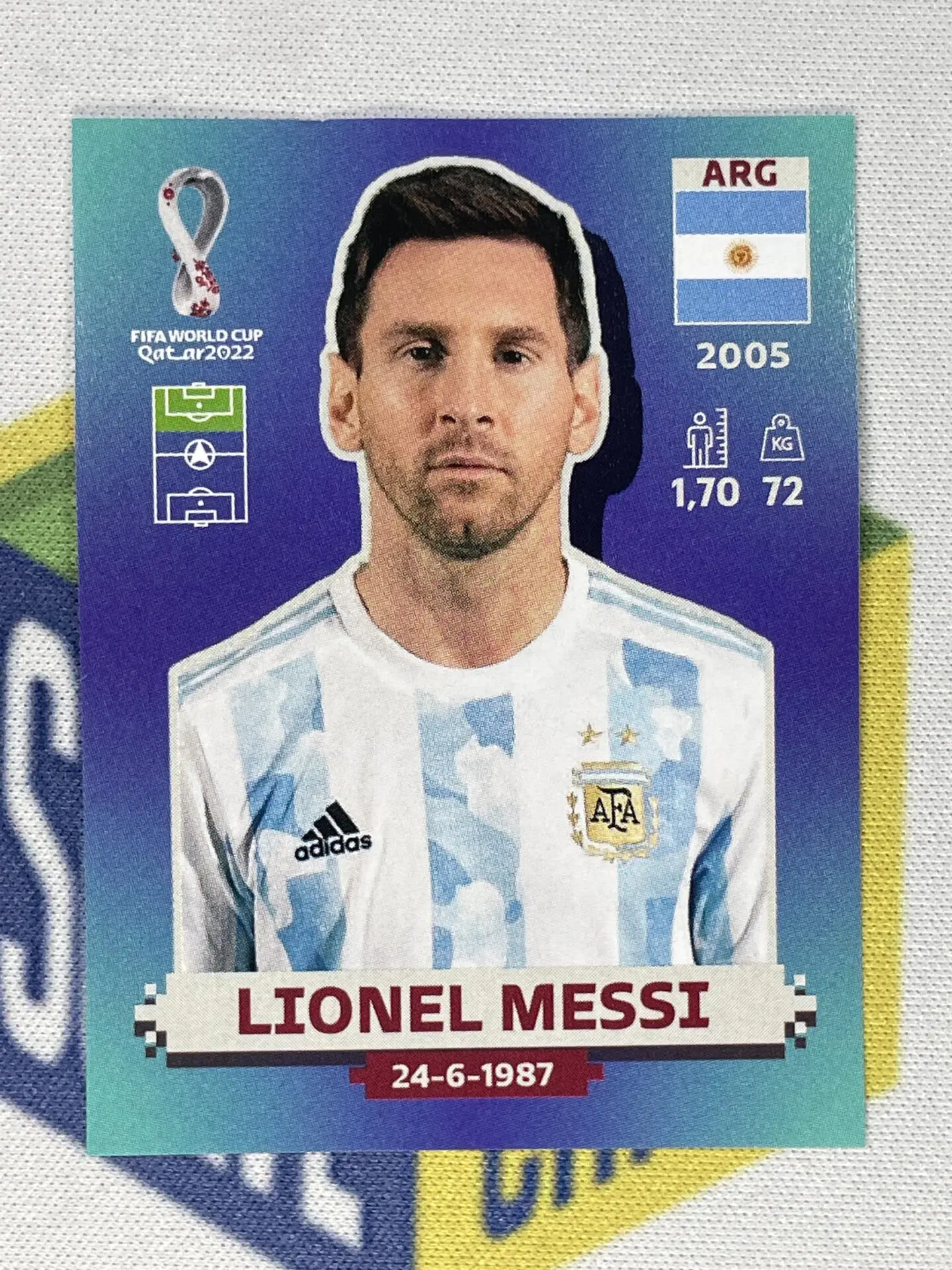 Lionel Messi Jersey Sticker | Sticker