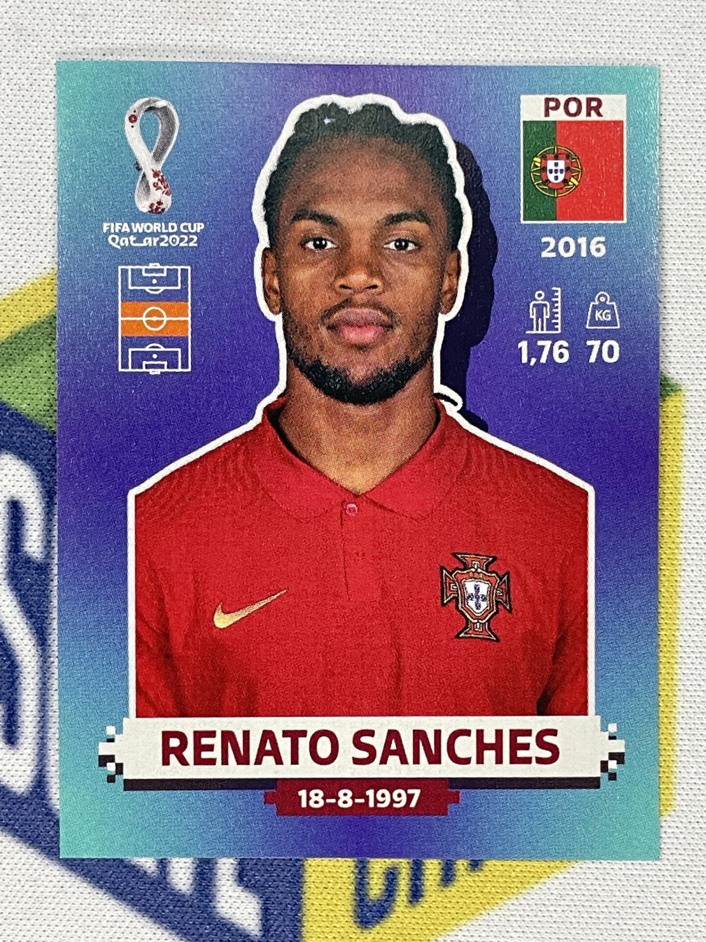 POR15 Renato Sanches (Portugal) Panini World Cup 2022 Sticker