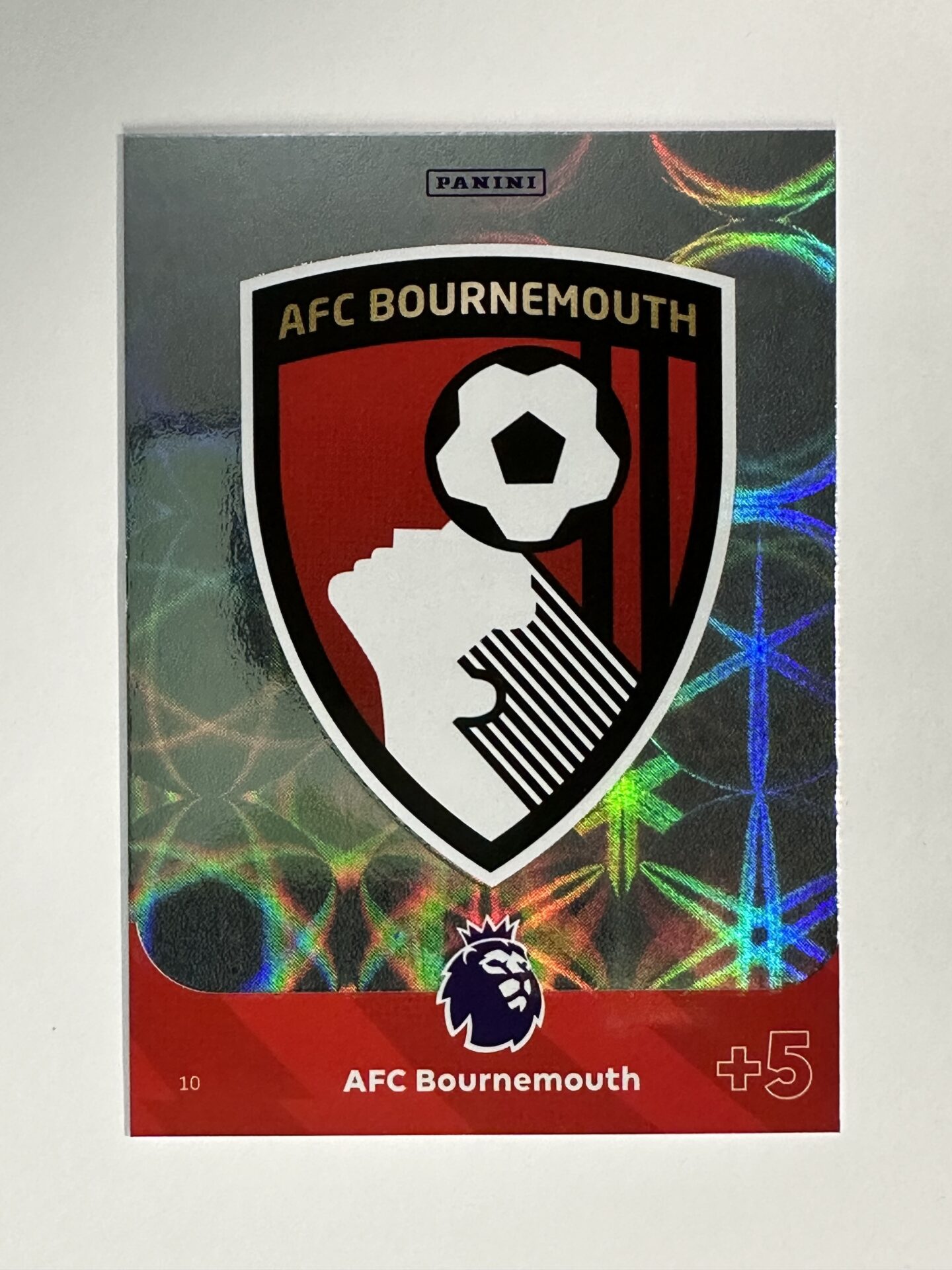 010 Club Crest AFC Bournemouth Base Panini Premier League Adrenalyn XL 2024  Card - Solve Collectibles