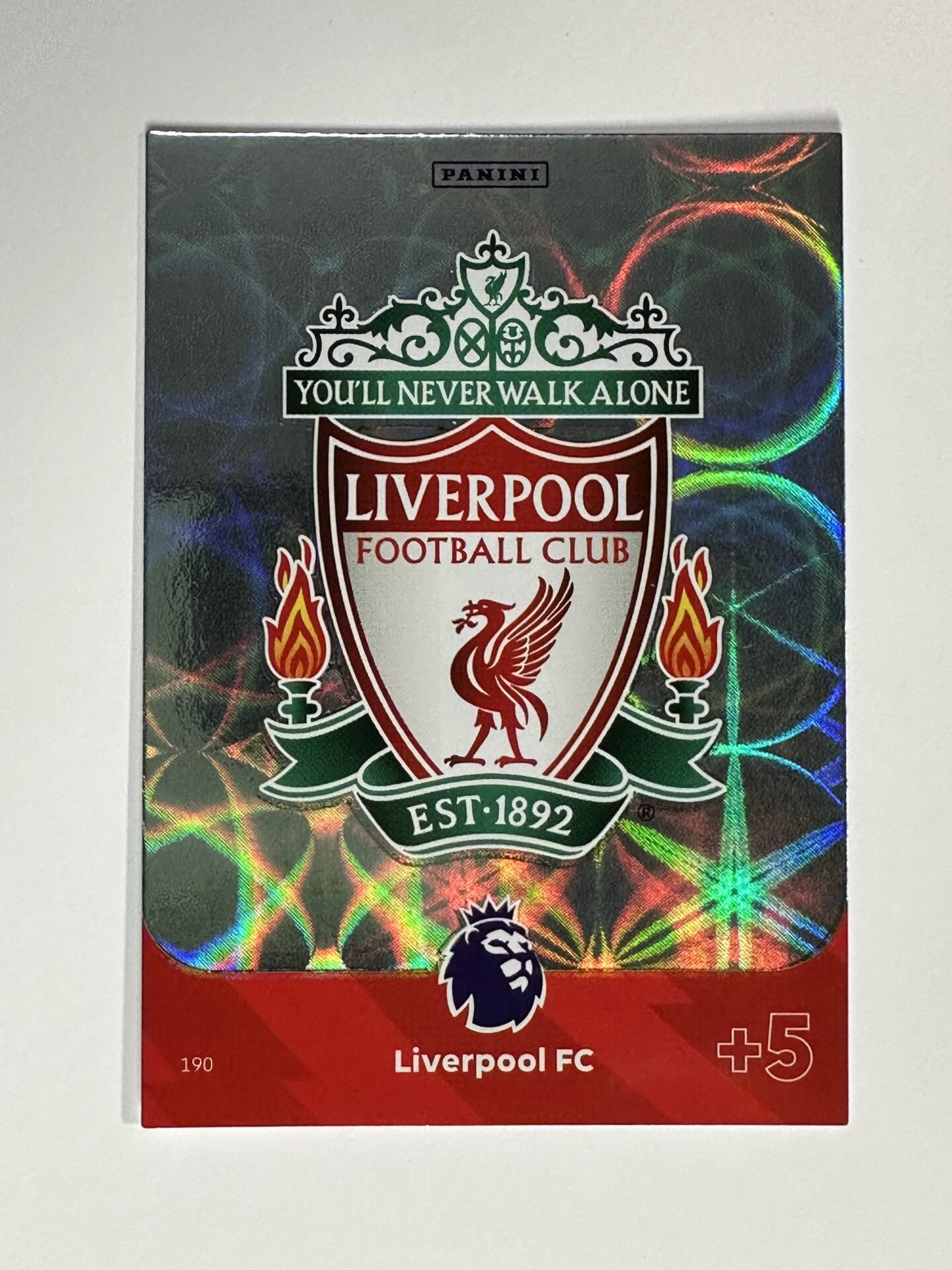 190 Club Crest Liverpool Base Panini Premier League Adrenalyn XL 2024 Card